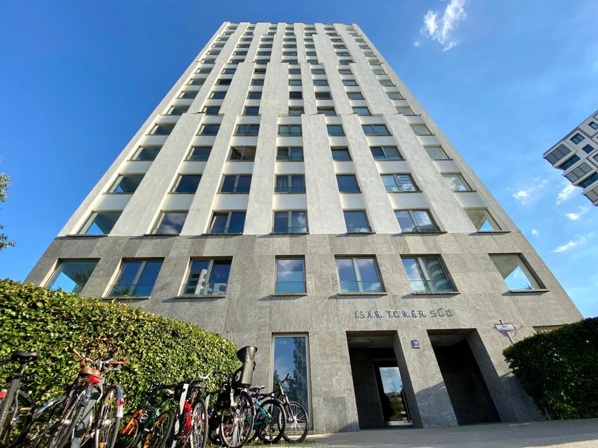 Alpen-Panorama Suite - Einzigartige Privatsuite Hoch Ueber Muenchen, 12Tes Og, Alpenblick, Loggia, Whirlpool, 15 Minuten Zum Zentrum, Ruhe Und Erholung In Der Stadt Muenchen Fuer Privat Und Geschaeftlich Reisende Exteriér fotografie
